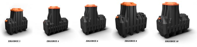 Ассортимент моделей станций Ergobox
