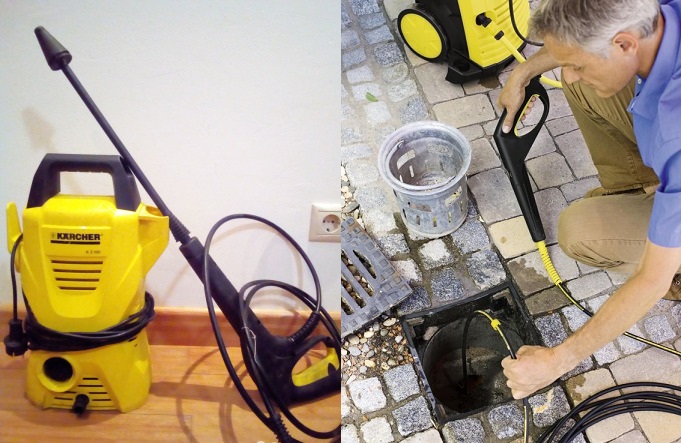 Метод очистки канализации - Karcher.