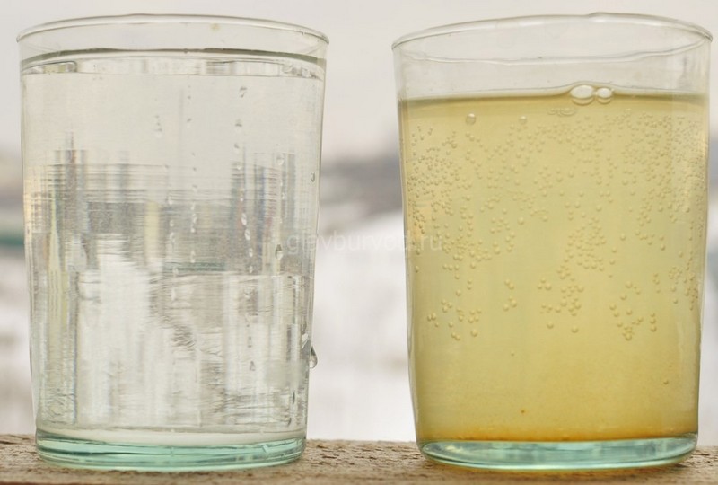 Мутная вода на выходе из септика