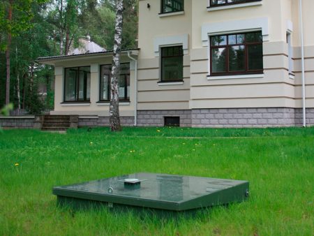Септик установлен на объекте